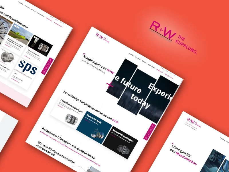 R+W Kupplungen – Screenshot