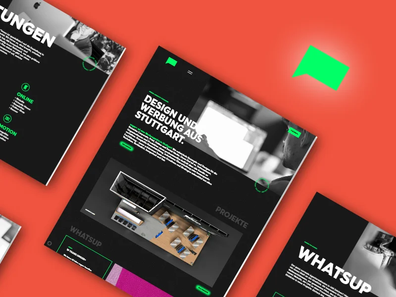 unger+ kreative Strategen – Screenshot