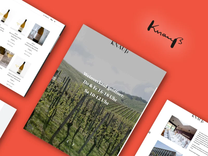 Weingut Knauß – Screenshot